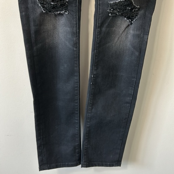 MONFRÈRE Mens GREYSON SIGNATURE BLACK SKINNY JEAN JAPANESE DENIM Sz 31 NEW - Picture 8 of 15